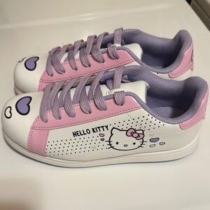 Sanrio Hello Kitty Pink and White Kids Sneakers
